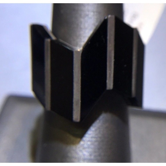 Geometric Design Onyx Ring Sz7.5 Sterling Silver 925 NWT (All Stones Simulated) - Picture 1 of 4